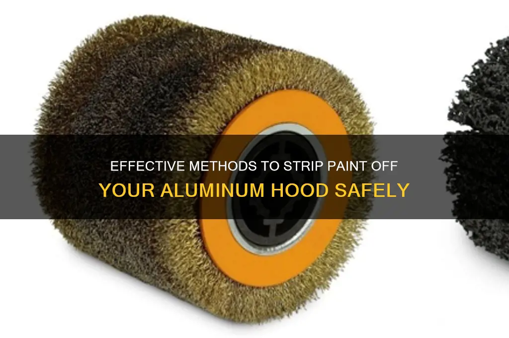 how to strip paint off a aluminum hood