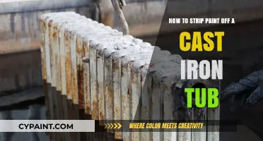 Stripping Paint from Cast Iron Tub: Effective Methods