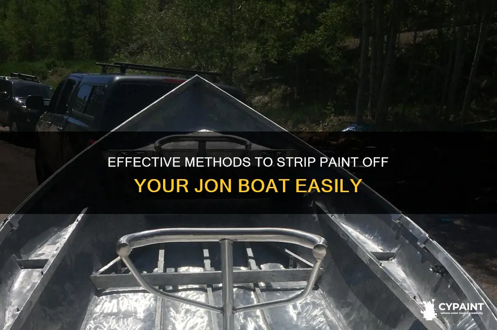 how to strip paint off a jon boat