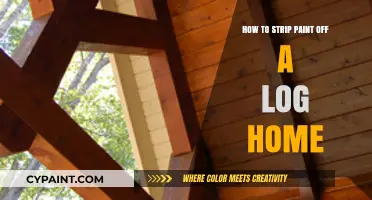 Effective Techniques for Removing Paint from Your Log Home Exterior