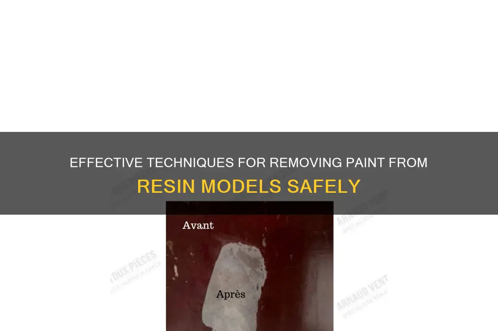 how to strip paint off a resin model