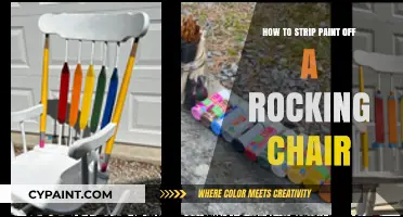 Effortless Paint Removal: Revive Your Rocking Chair in Simple Steps