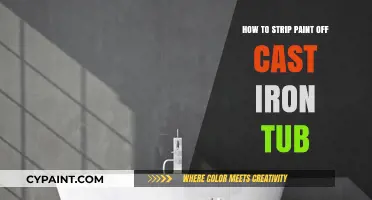 Effective Methods to Strip Paint Off Your Cast Iron Tub