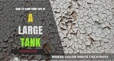 Stripping Paint: Large Tank Makeover