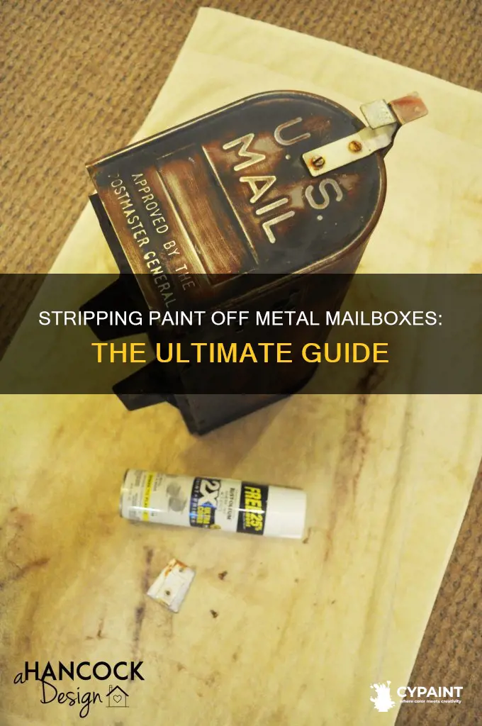 how to strip paint off of a mewtal mailbox