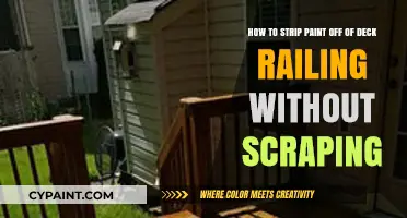 Effortless Deck Railing Paint Removal: No Scraping Required