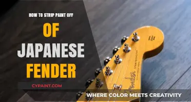 Effective Techniques to Strip Paint Off Your Japanese Fender