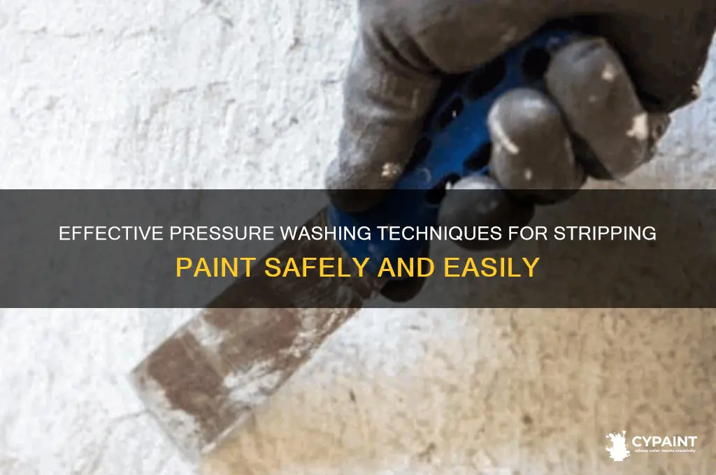 how to strip paint with a pressure washer