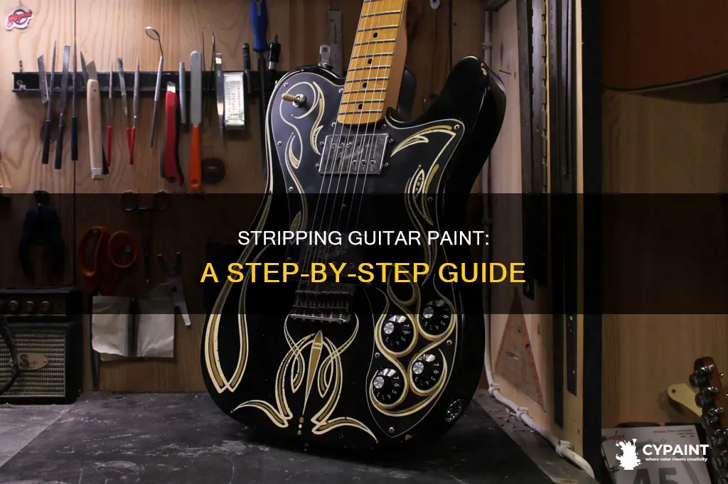how to strip the paint off a guitar body