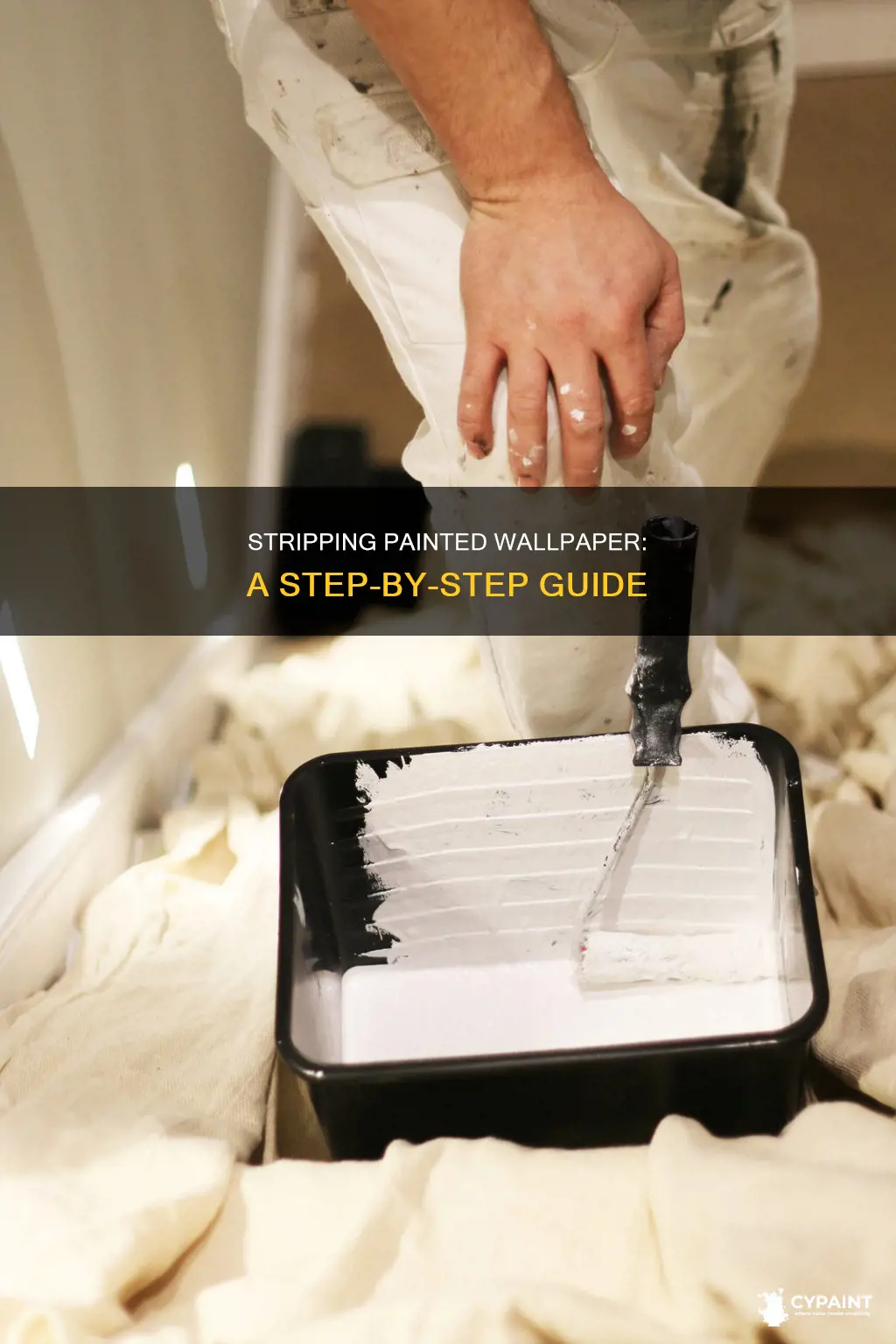 how to strip wallpaper that has been painted over