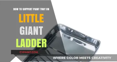 Little Giant Ladder Paint Tray Support Guide