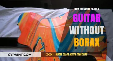 Swirl Paint Your Guitar: Borax-Free Technique for Stunning Results