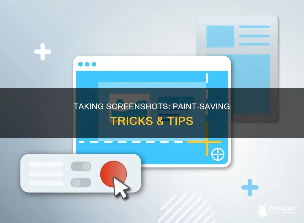 how to take a screenshot and save to paint