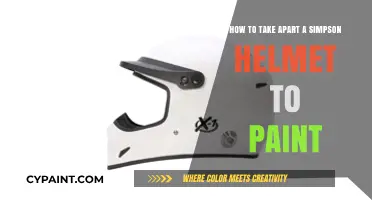 Taking Apart a Simpson Helmet for Painting