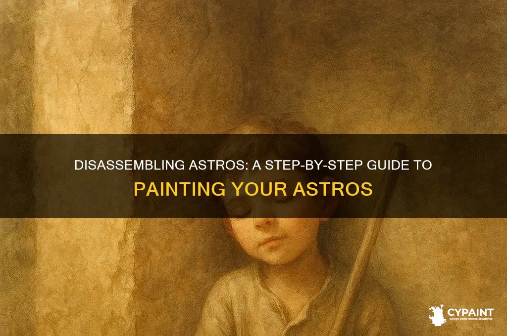 how to take apart astros to paint them