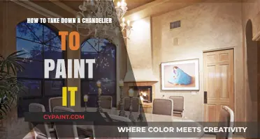 Taking Down Chandeliers for Painting: A Step-by-Step Guide