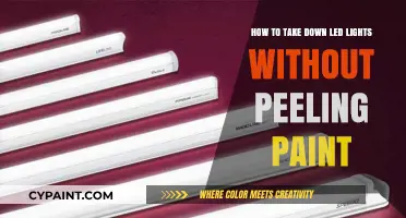 Taking Down LED Lights: Protect Your Paint