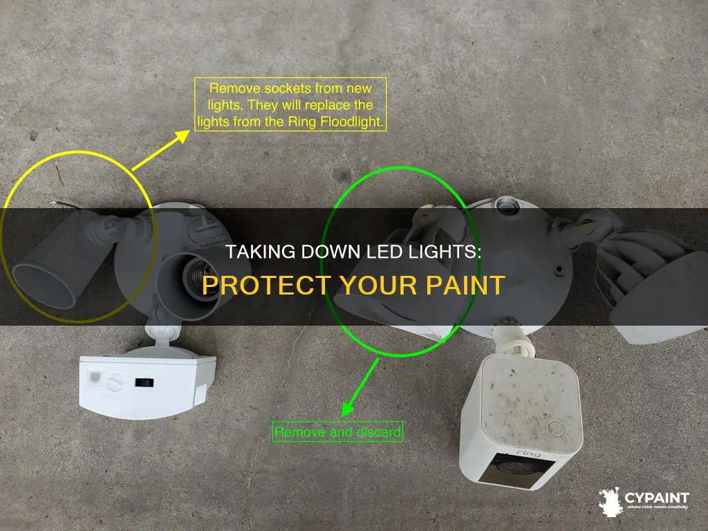 How To Remove Led Lights Without Peeling Paint