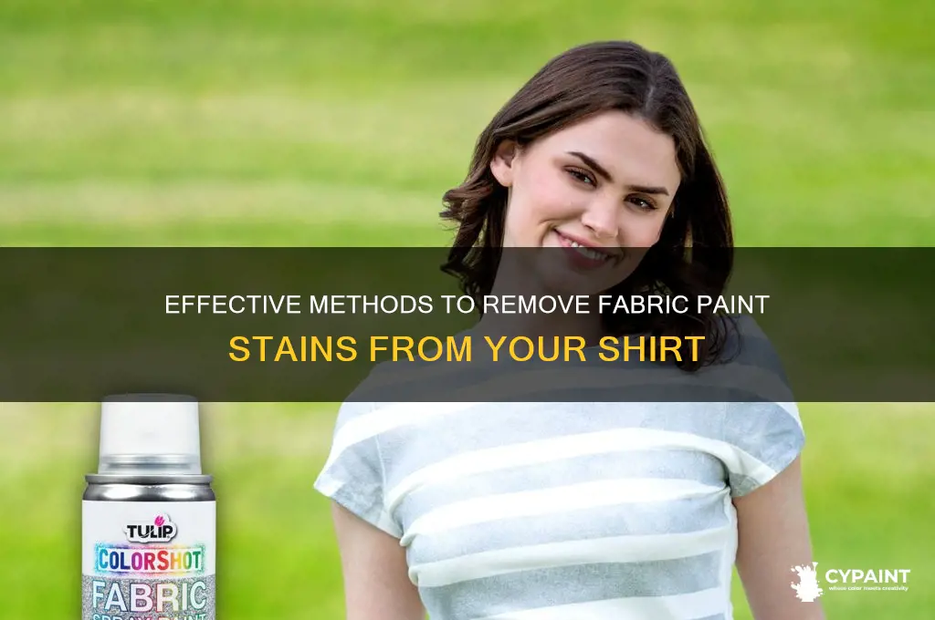 how to take fabric paint off a shirt