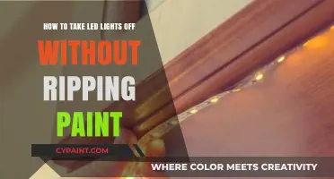 Remove LED Lights Without Damaging Paint: A Step-by-Step Guide