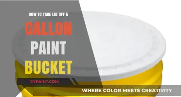 Opening a 5-Gallon Paint Bucket: Easy Steps to Success