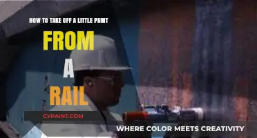 Easy Tips for Removing Small Paint Spots from Your Rail