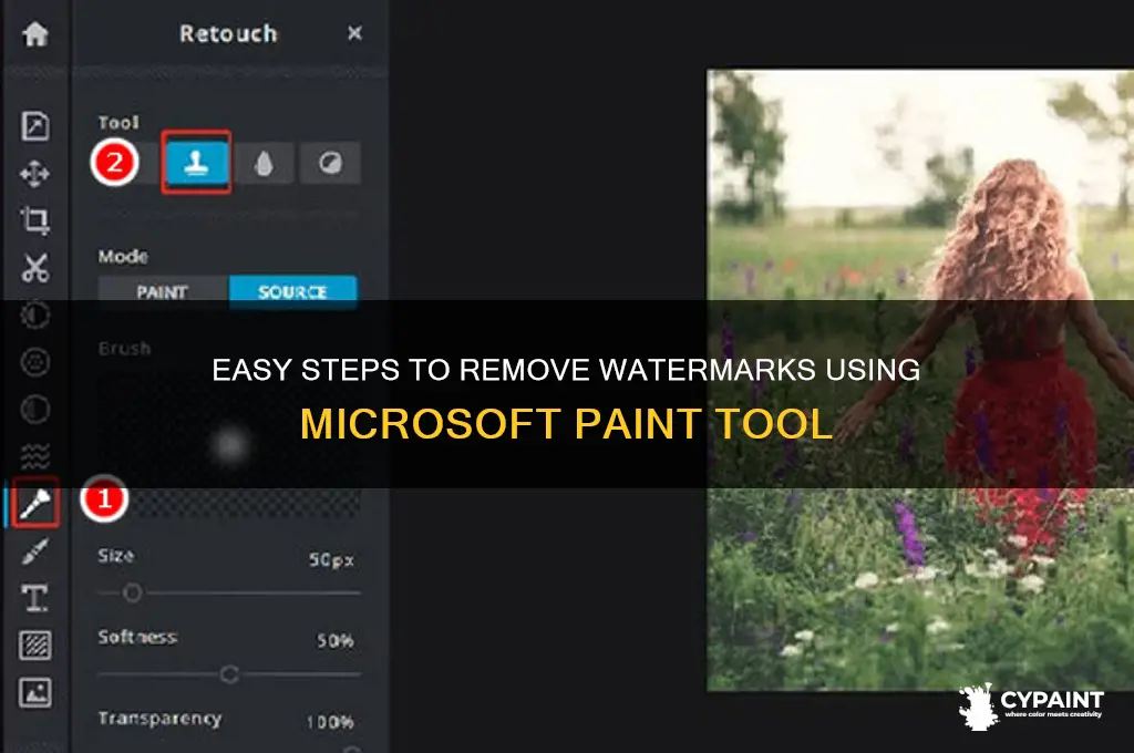 how to take off a watermark in paint