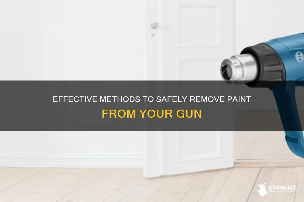 how to take off paint from a gun