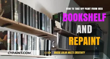 Revamp Your IKEA Bookshelf: Easy Paint Removal and Repainting Guide