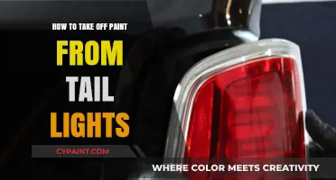 Effective Methods to Remove Paint from Tail Lights Safely and Easily