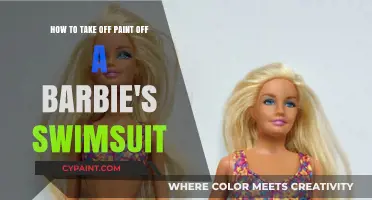 Removing Paint from Barbie's Swimsuit: A Step-by-Step Restoration Guide