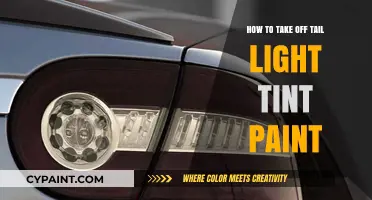 Easy Steps to Remove Tail Light Tint Paint Safely and Effectively