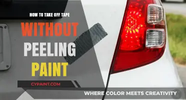 Safely Remove Tape Without Damaging Paint: Expert Tips and Tricks