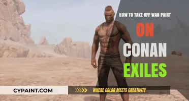 Conan Exiles: Removing War Paint, Easy Steps