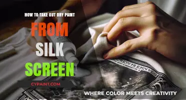 Simple Tips to Remove Dry Paint from Silk Screens