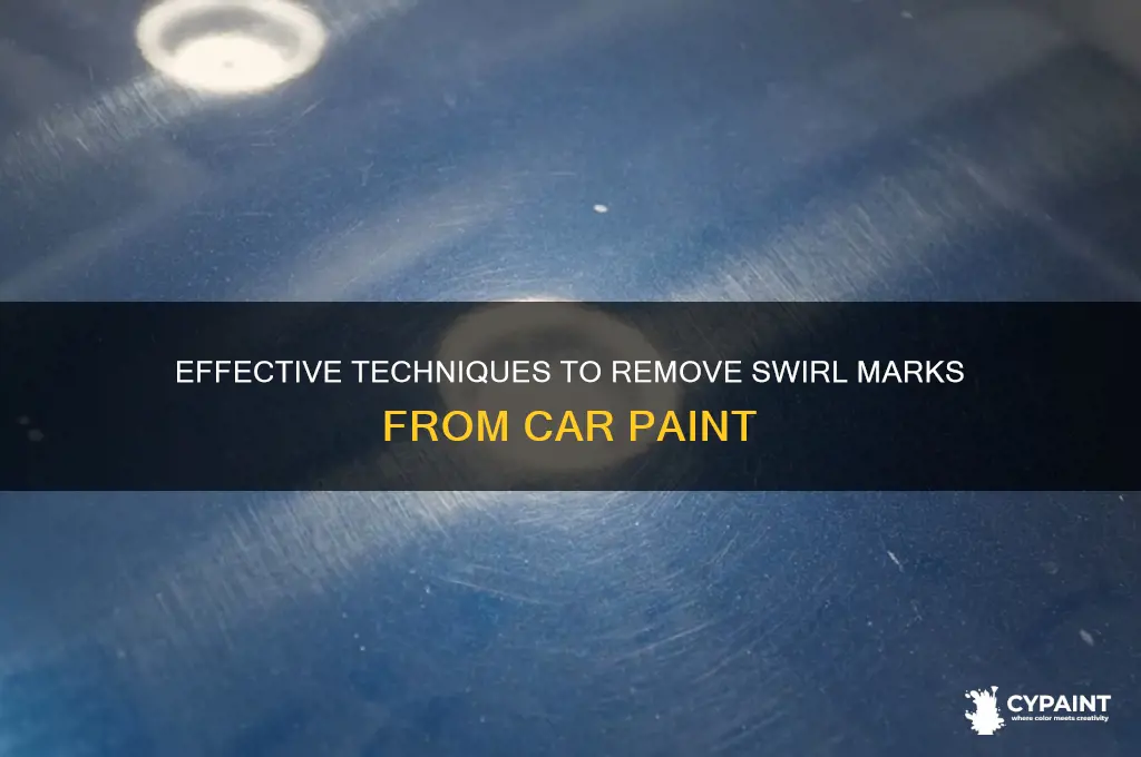 how to take out swirl marks from paint
