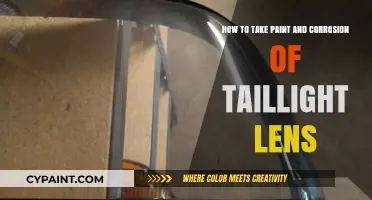 Reviving Taillights: Removing Paint and Corrosion