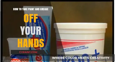 Removing Paint and Grease from Your Hands
