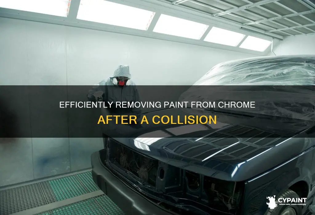 how to take paint from collision off of chrome