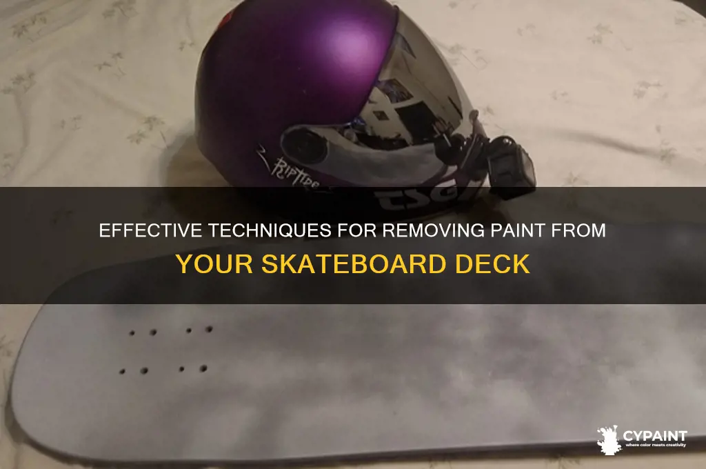 how to take paint off a skateboard deck