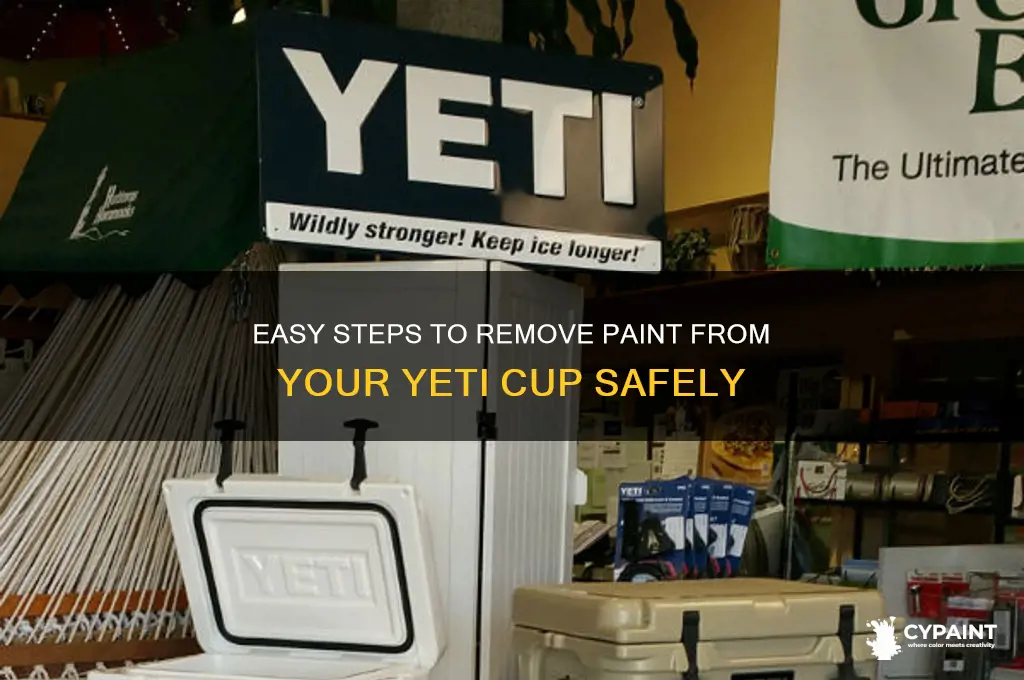 how to take paint off a yeti cup