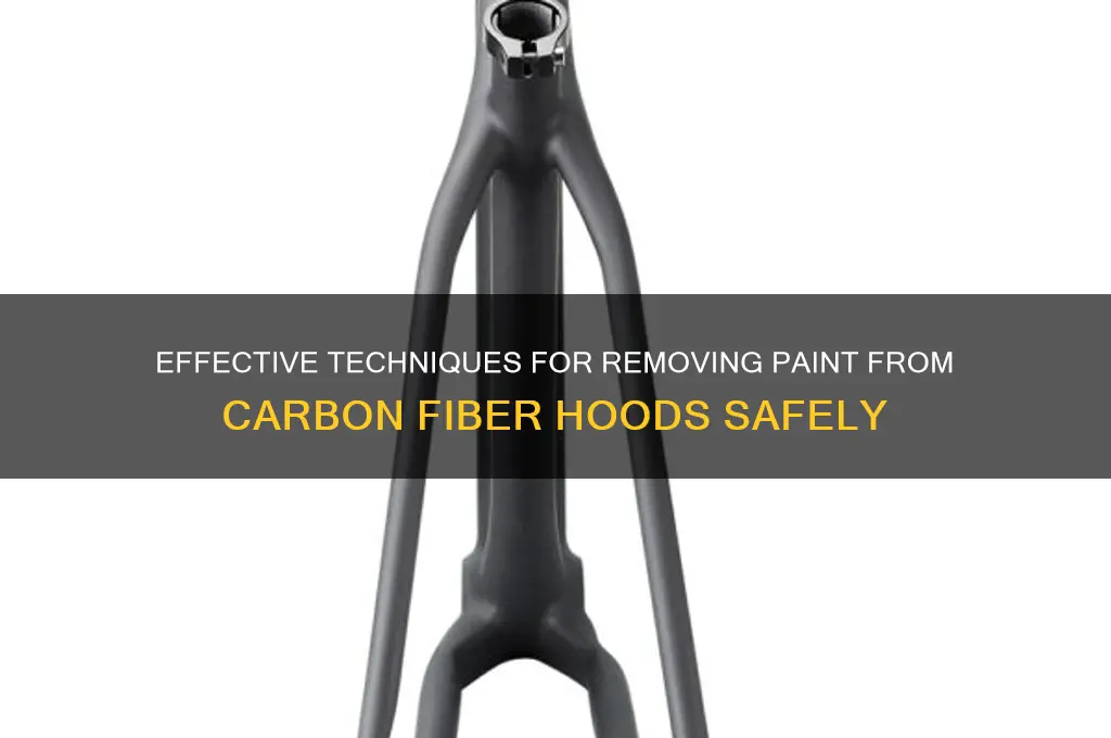 how to take paint off carbon fiber hood