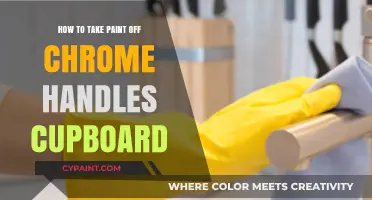 Effortless Paint Removal: Restore Chrome Cupboard Handles to Shiny Perfection