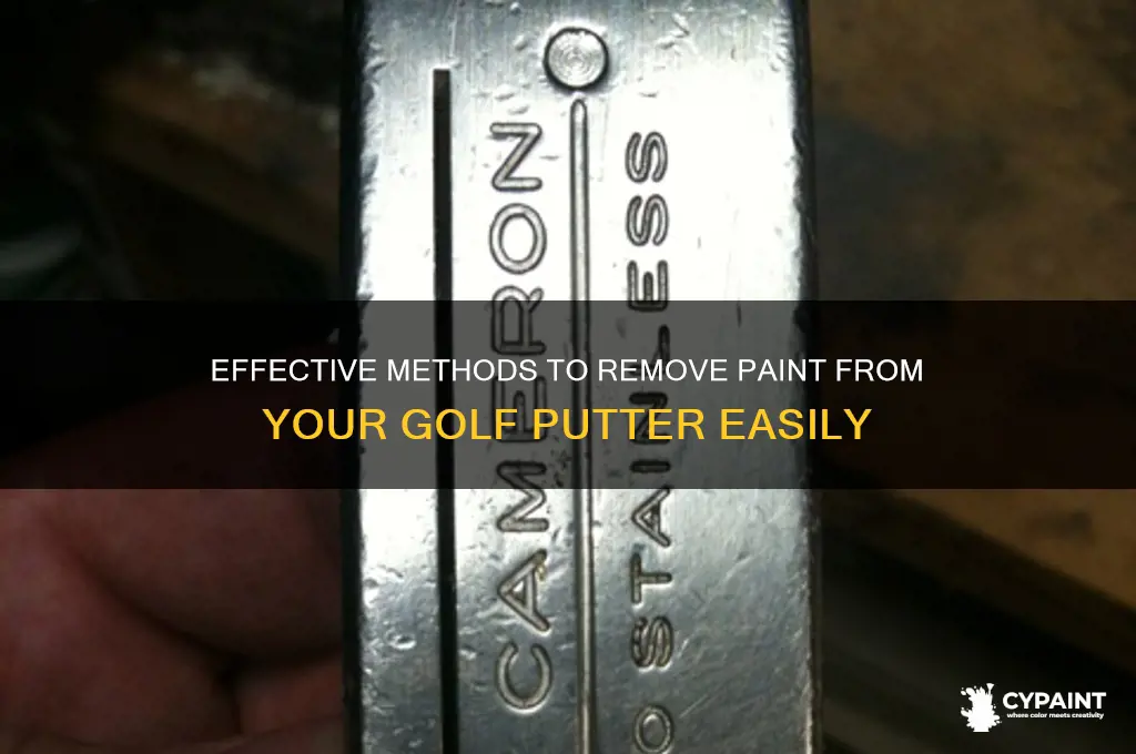 how to take paint off of a putter