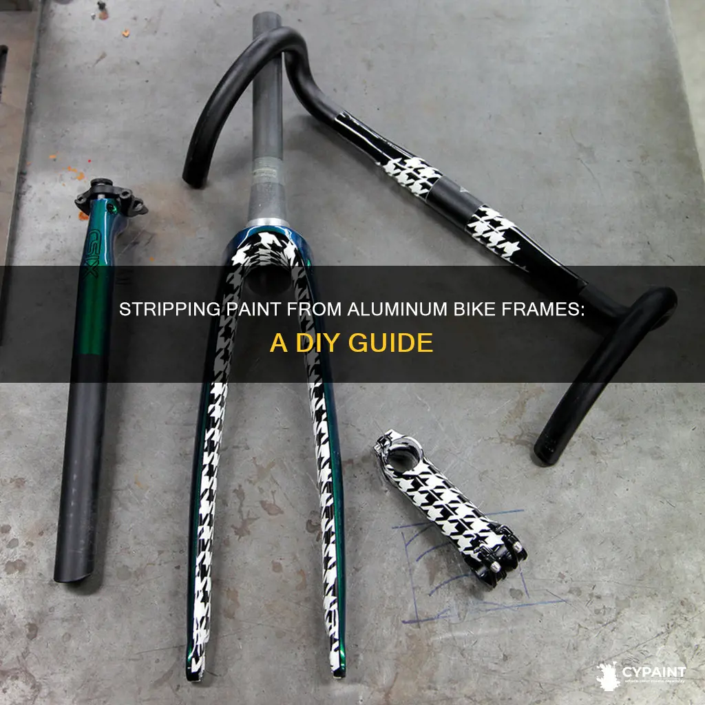how to take paint off of aluminum bike frame