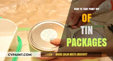 Effective Methods to Remove Paint from Tin Packages Easily