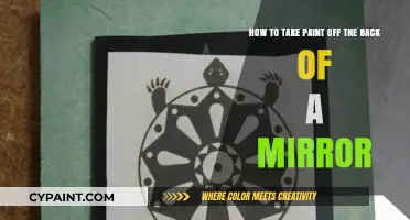 Effective Methods to Remove Paint from the Back of a Mirror