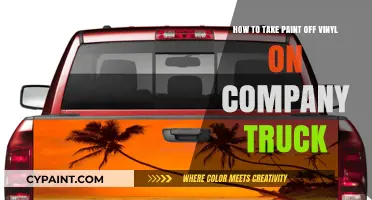 Efficiently Removing Paint from Vinyl on Your Company Truck