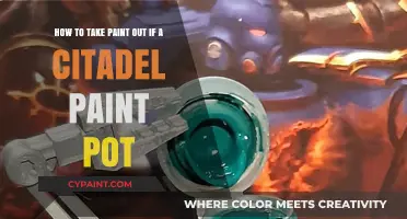 Efficiently Removing Dried Citadel Paint from Pots: A Step-by-Step Guide