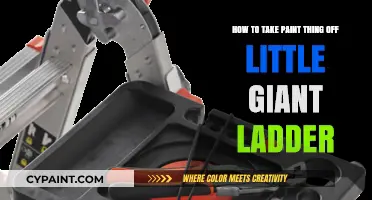 Cleaning Your Little Giant Ladder: Removing Paint Splatters